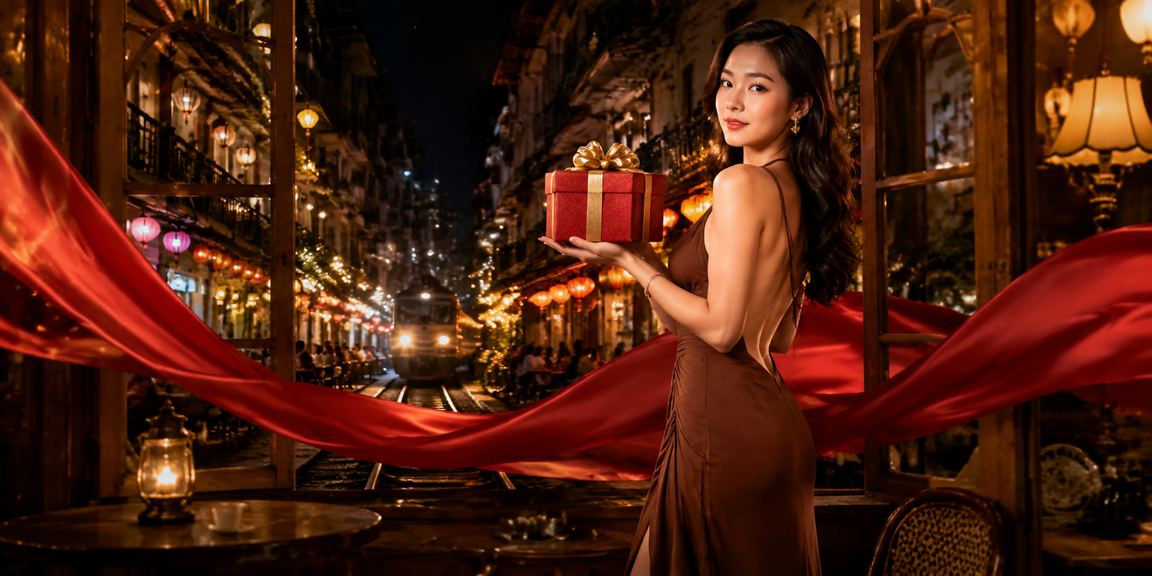 Người chơi Hà Nội thưởng thức cà phê buổi tối trong khi theo dõi jackpot trực tuyến